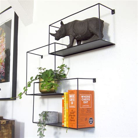 black metal box shelves|black decorative wall shelves.